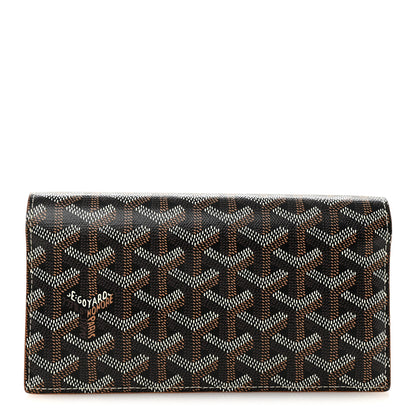 Goyard Goyardine Saint-Lambert Wallet Black Gold 1 of 9
