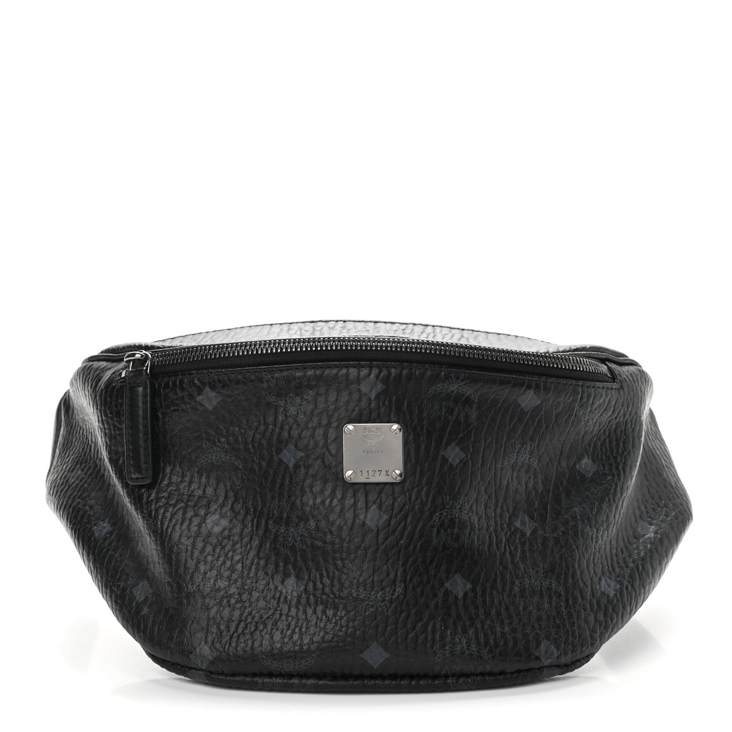 MCM Visetos Stark Belt Bag Black 1 of 9