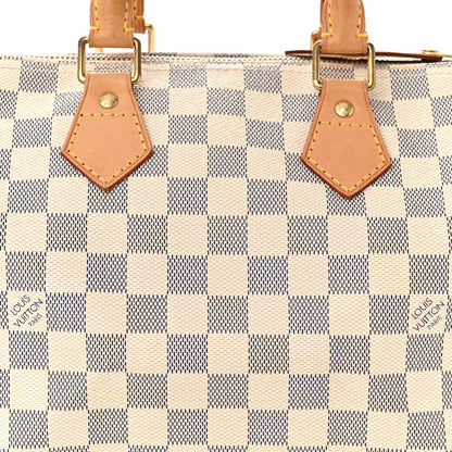 Louis Vuitton LOUIS VUITTON Damier Azur Speedy 25 7 of 9
