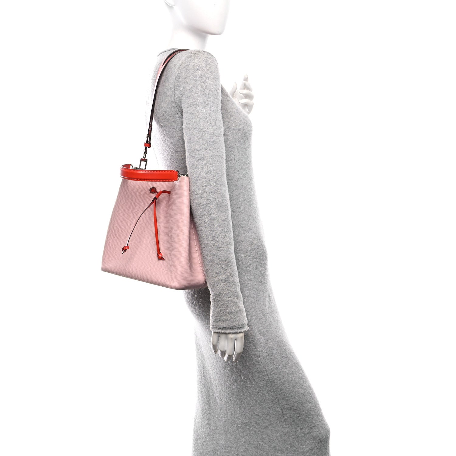 Louis Vuitton Epi Neonoe Rose Ballerine Orange 2 of 10