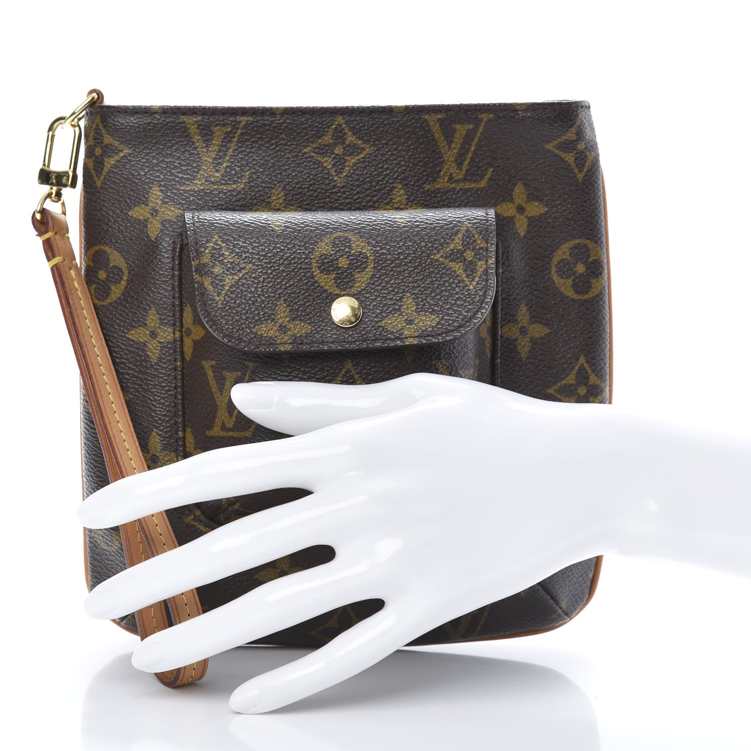 Louis Vuitton Monogram Partition Wristlet 2 of 7