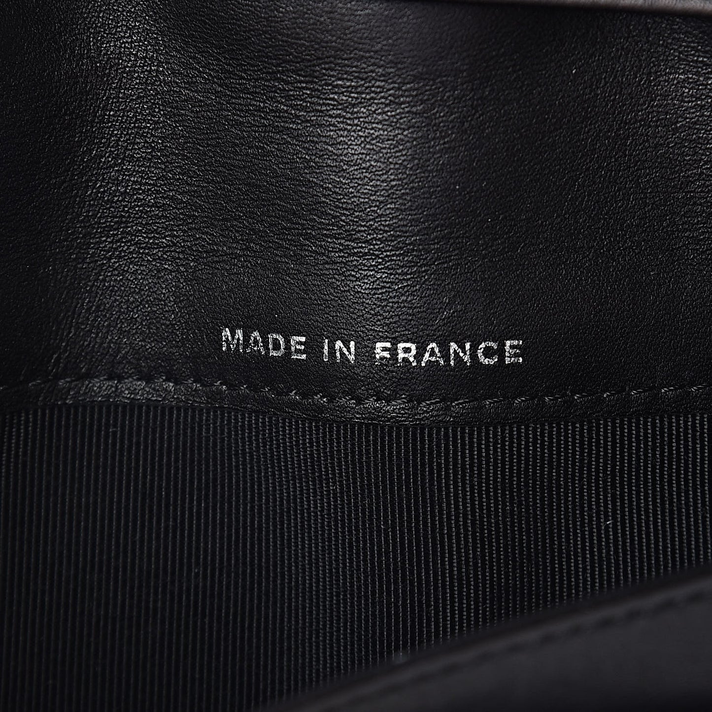 Calfskin Double Stitch Hamptons Flap Wallet Black