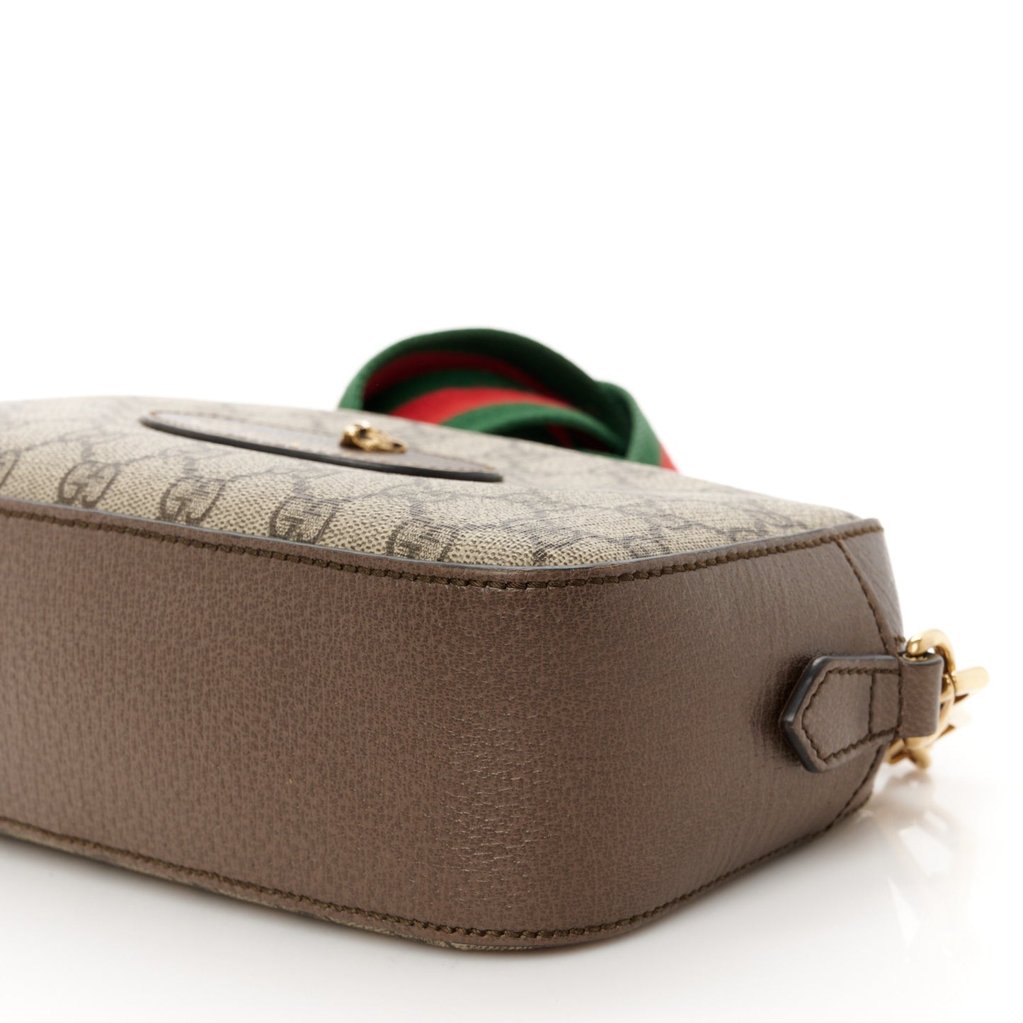 GG Supreme Monogram Web Neo Vintage Shoulder Bag Beige New Acero Crop