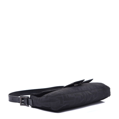 Fendi Nylon Zucca Baguette Black 4 of 8