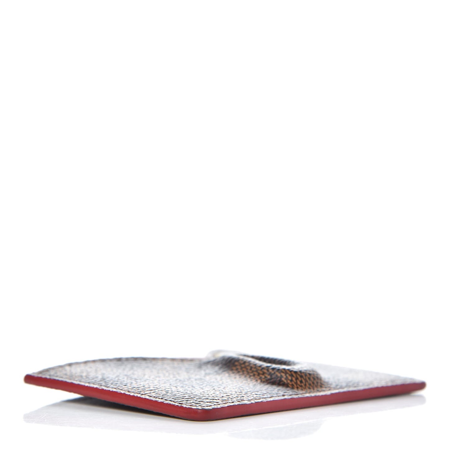 Damier Ebene Caissa Card Holder Cherry