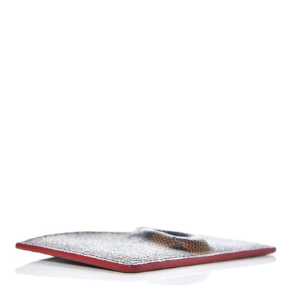 Louis Vuitton Damier Ebene Caissa Card Holder Cherry 4 of 6