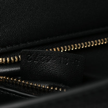 Celine Sequin Asymetric Clutch  Black White 7 of 10