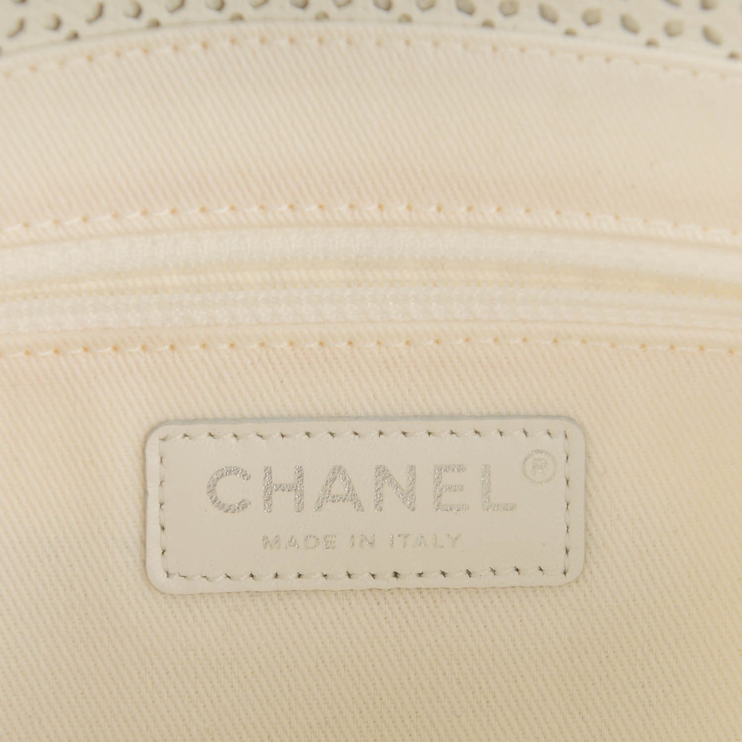 Chanel Perforated Calfskin Large Dubai Up In The Air Flap White 7 of 8