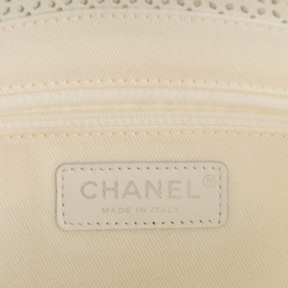 Chanel Perforated Calfskin Large Dubai Up In The Air Flap White 7 of 8