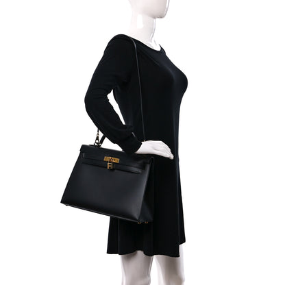 Hermes Box Kelly Sellier 32 Black 2 of 15
