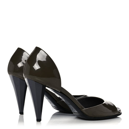 Chanel Patent CC Pumps 37 Green 4 of 13