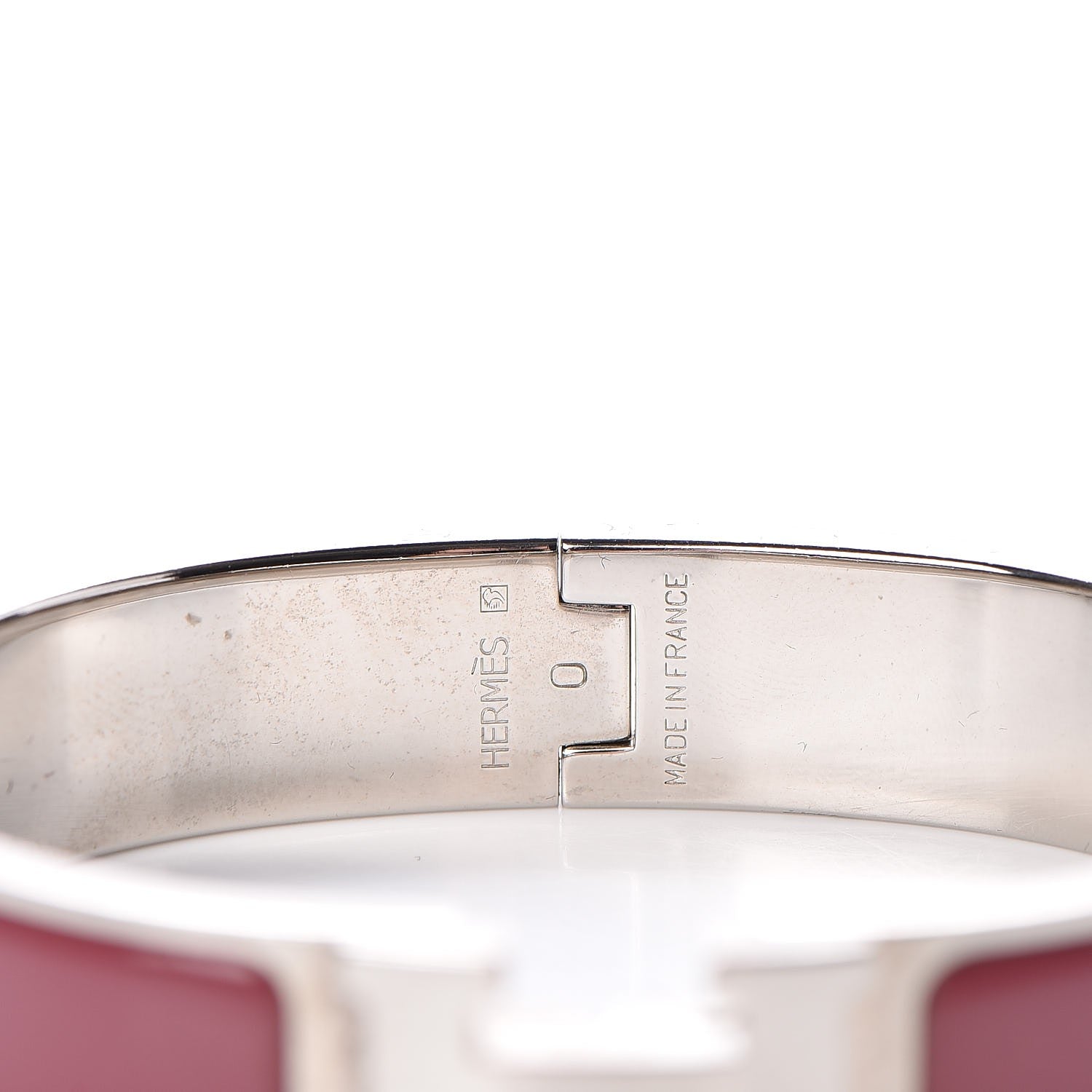 Hermes Narrow Enamel Clic Clac H Bracelet PM Muscat 4 of 5