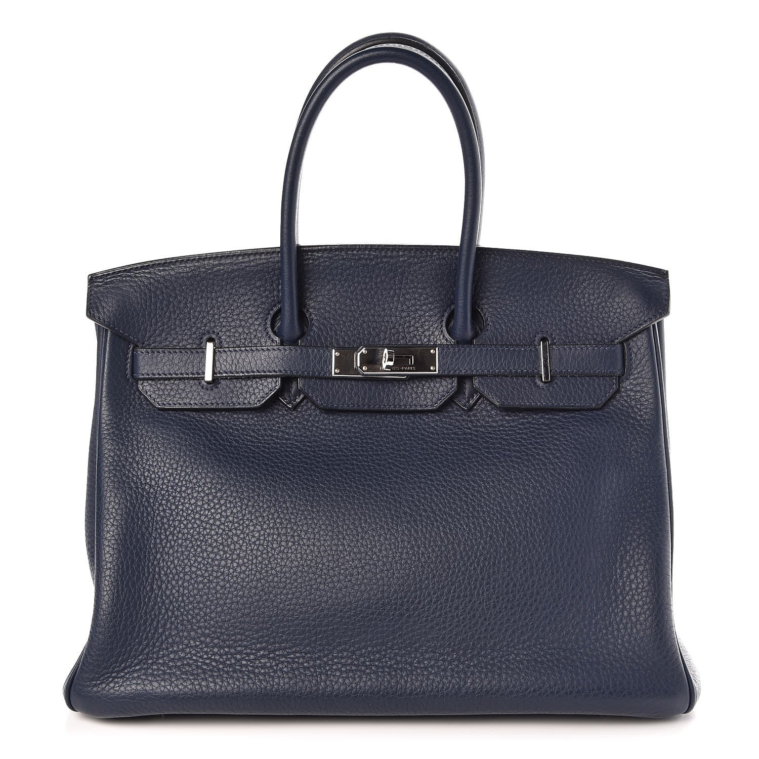 Hermes Taurillon Clemence Birkin 35 Bleu Abysse 1 of 14