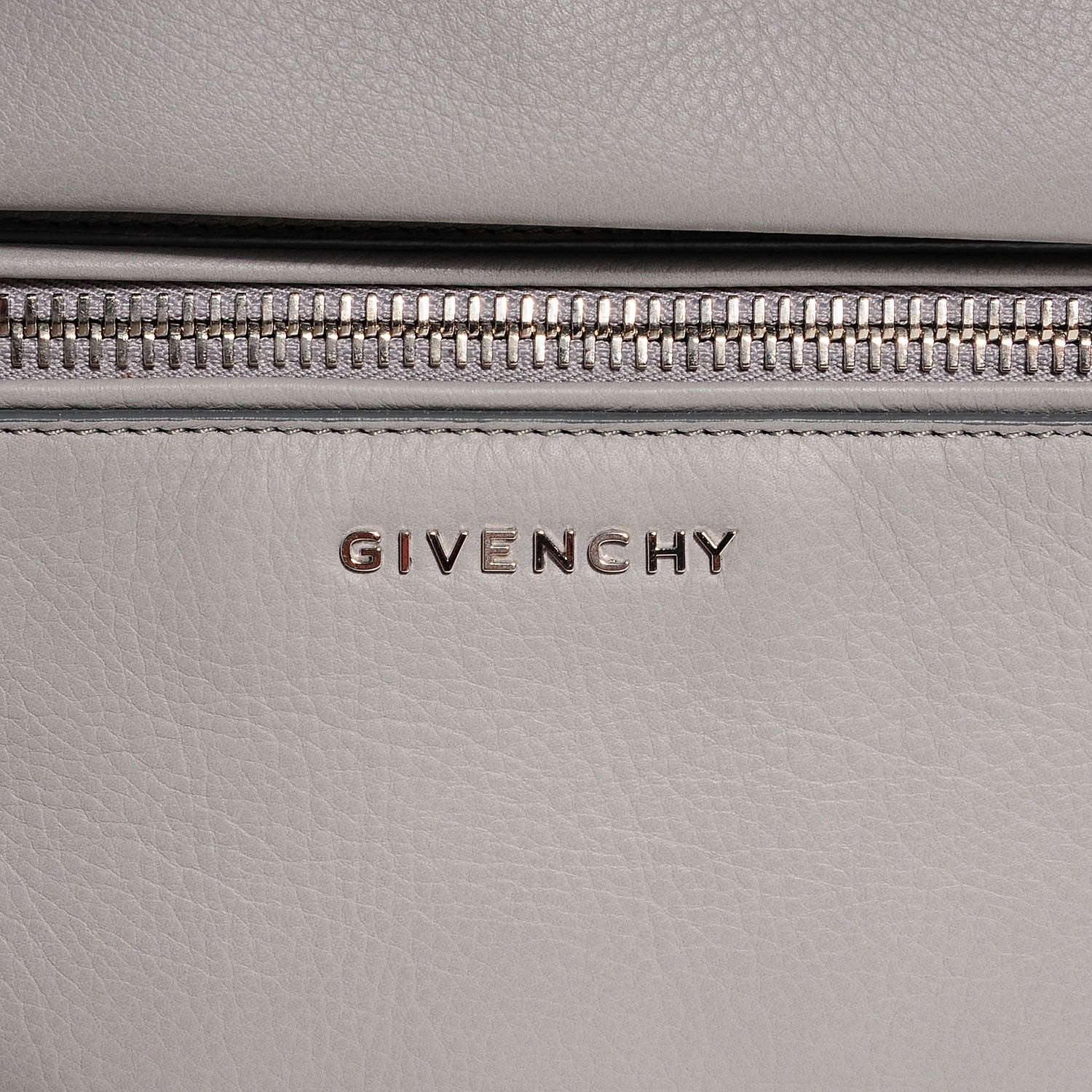 Givenchy Textured Calfskin Small Pandora Pure Flap Bag Pearl Grey 5 of 11