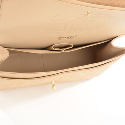 Chanel Caviar Quilted Jumbo Double Flap Beige Clair 5 of 8