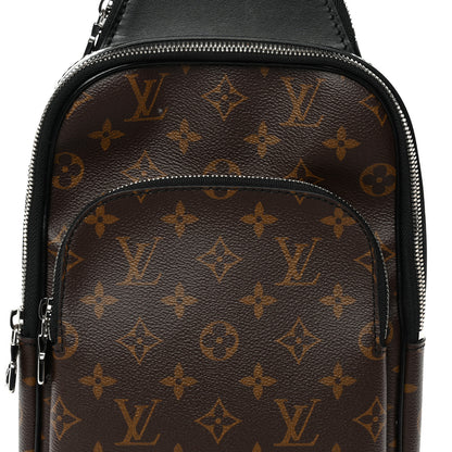 Louis Vuitton Monogram Macassar Avenue Sling Bag NM 7 of 11