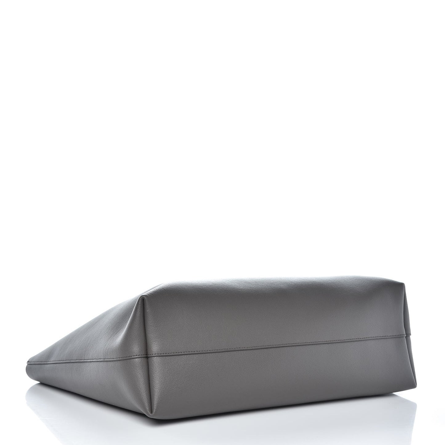Calfskin Large Shopping Tote Earth
