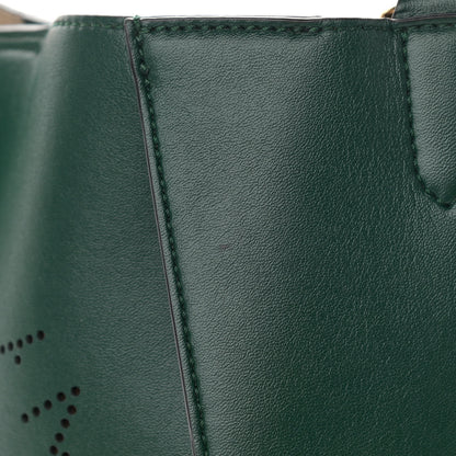 Stella McCartney Eco Alter Nappa Perforated Logo Mini Crossbody Green 14 of 15