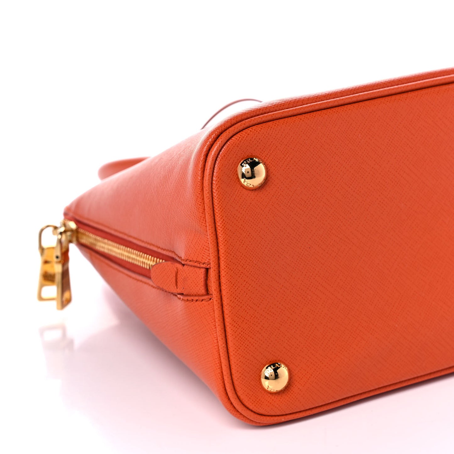 Saffiano Lux Medium Promenade Tote Papaya