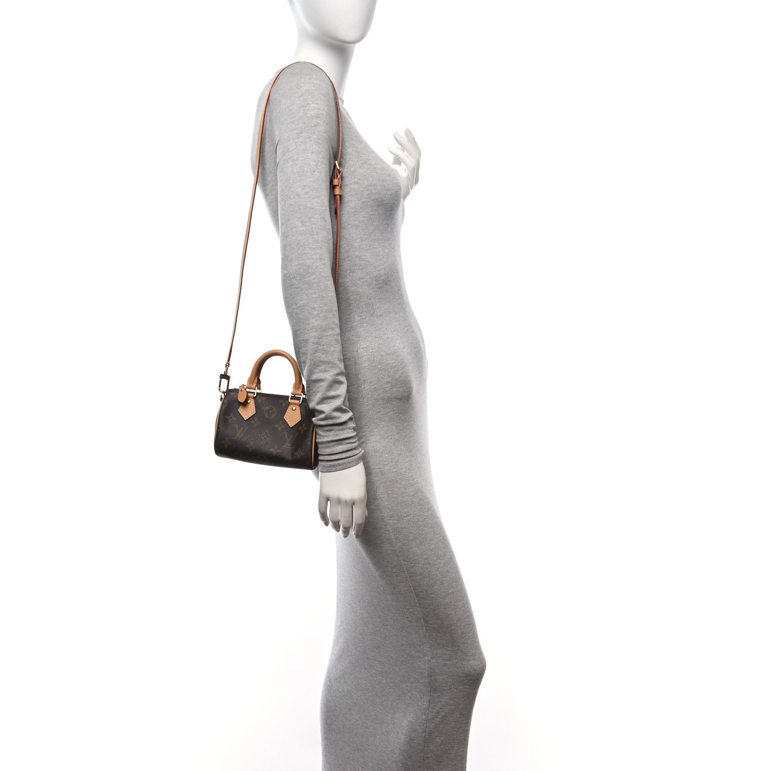 Louis Vuitton Monogram Nano Speedy Bandouliere 2 of 11