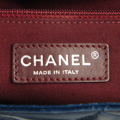 Chanel Aged Calfskin Quilted Small Daily Walk Flap Navy 6 of 7