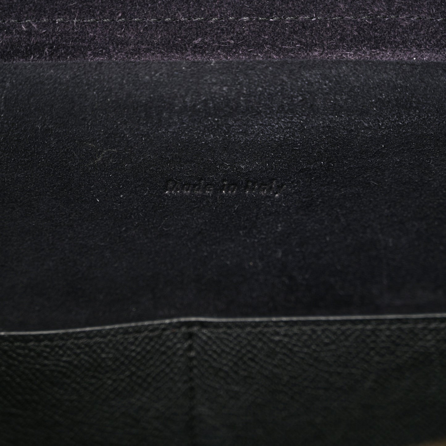 Grained Calfskin Mini Belt Bag Black