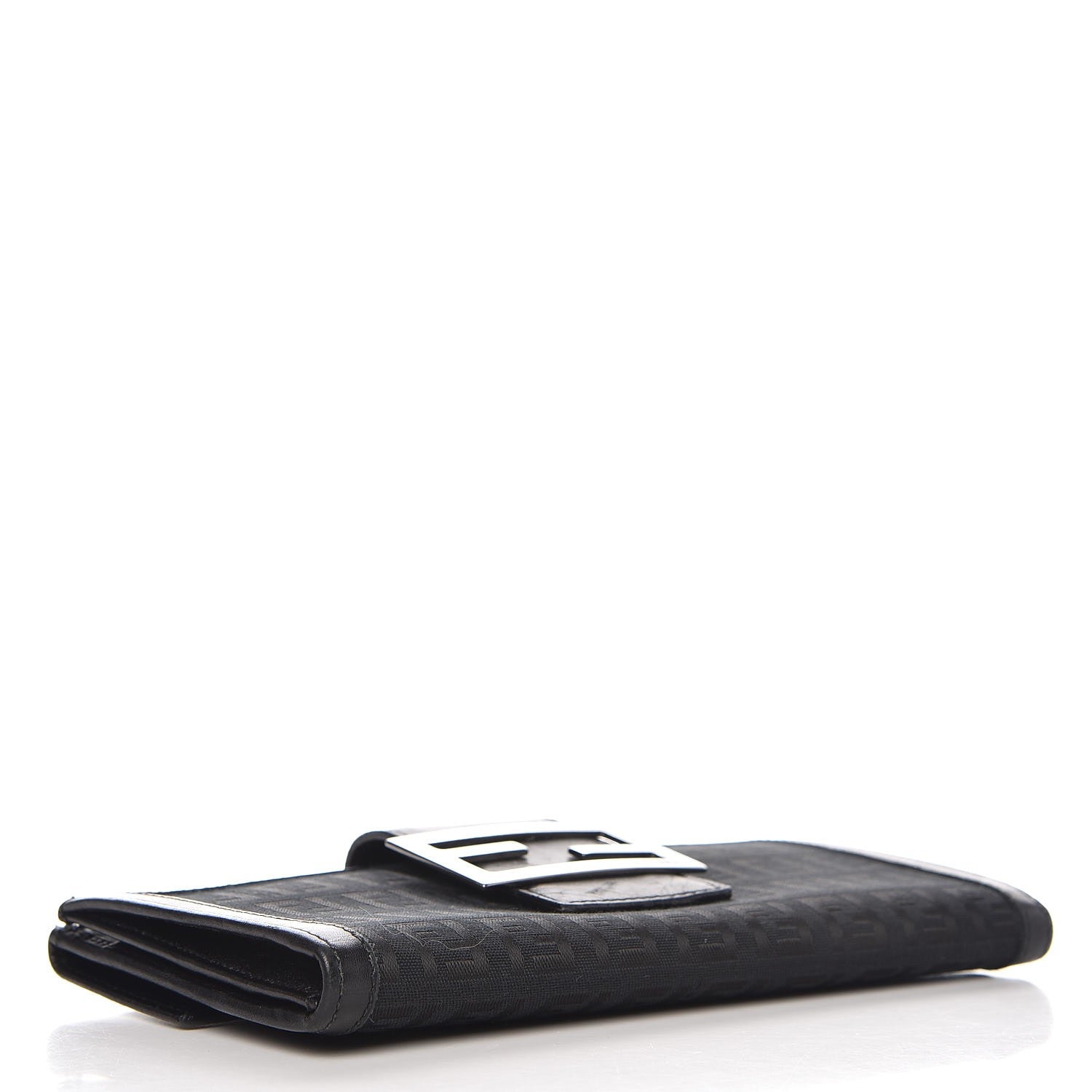 Fendi Zucchino Long Wallet Black 4 of 10