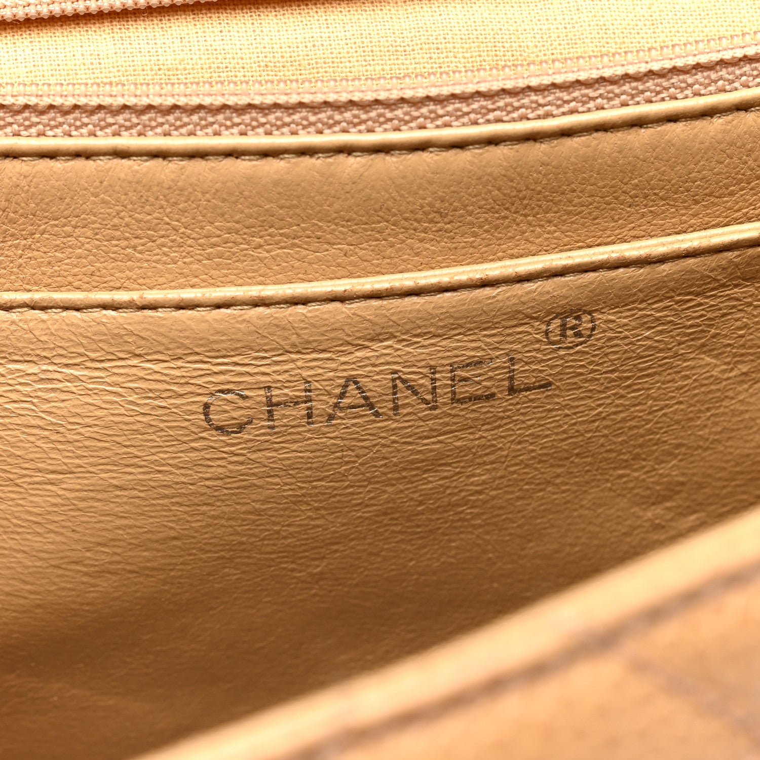 Chanel Caviar Quilted Jumbo Kelly Flap Beige 6 of 10