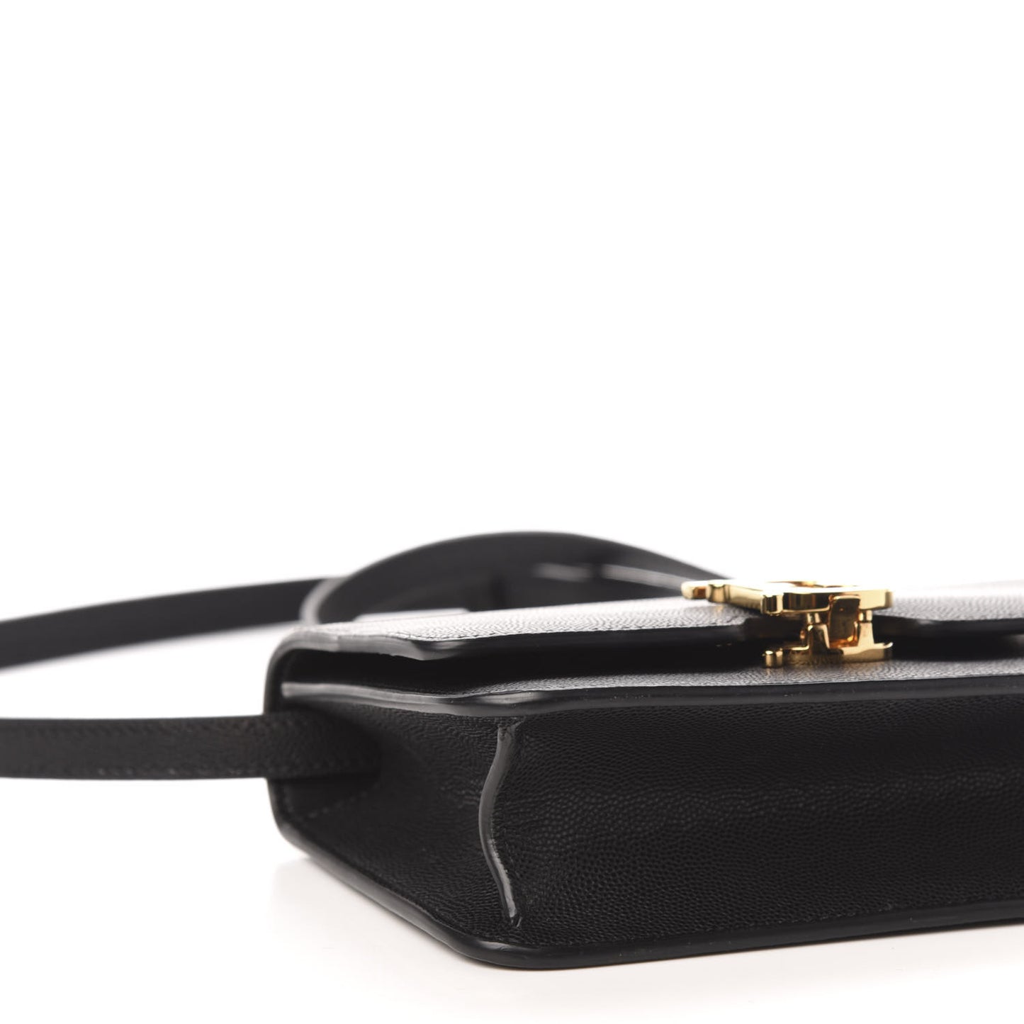 Grained Calfskin Mini TB Bag Black
