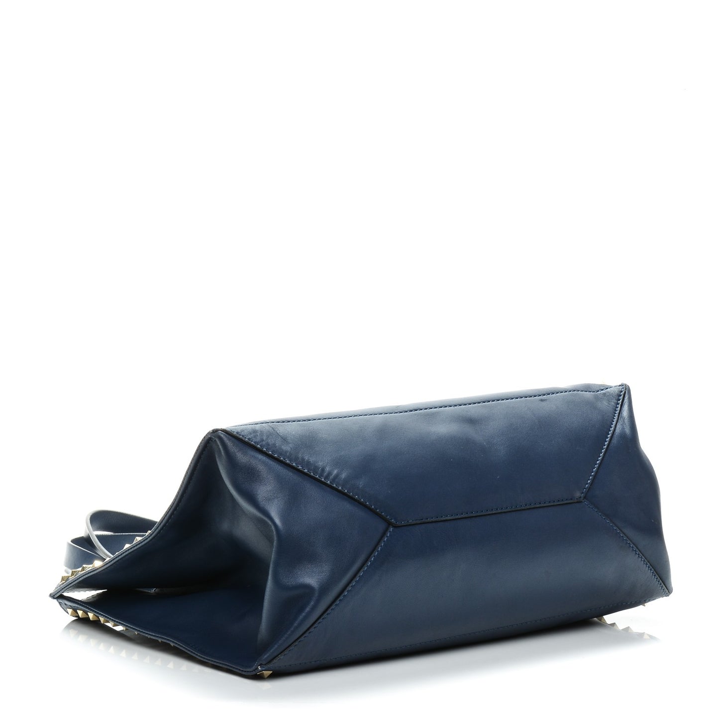 Nappa Medium Rockstud Soft Tote Indigo