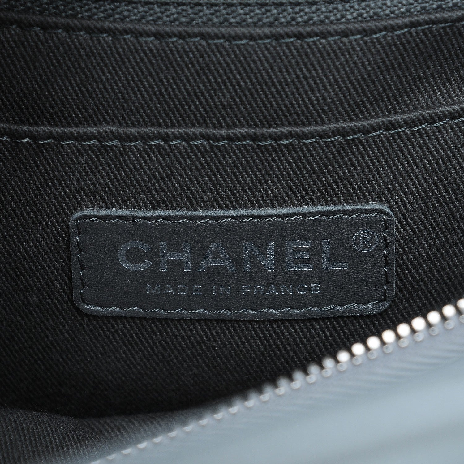 Chanel Grained Calfskin Small Neo Executive Shopper Tote Grey 7 of 8