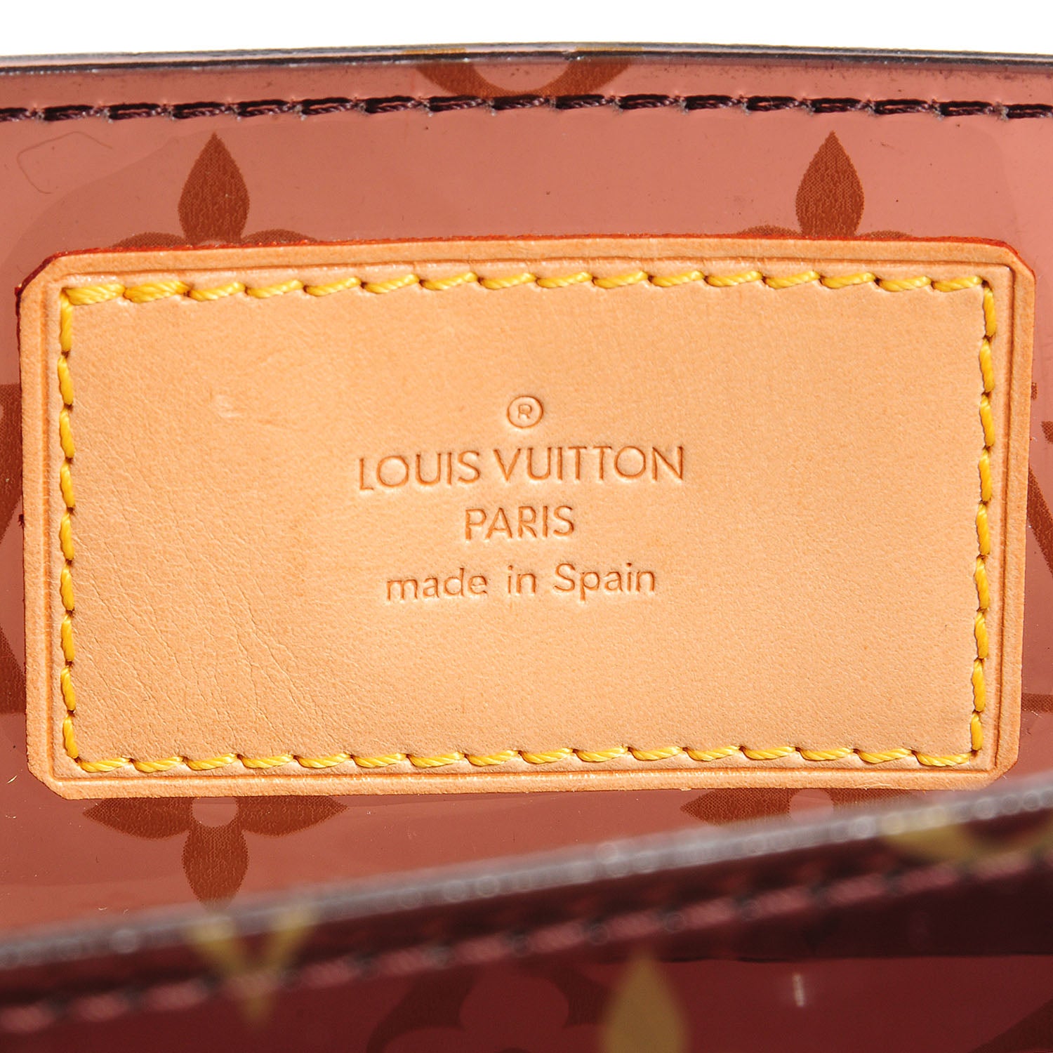 Louis Vuitton Vinyl Cabas Sac Ambre MM 6 of 8