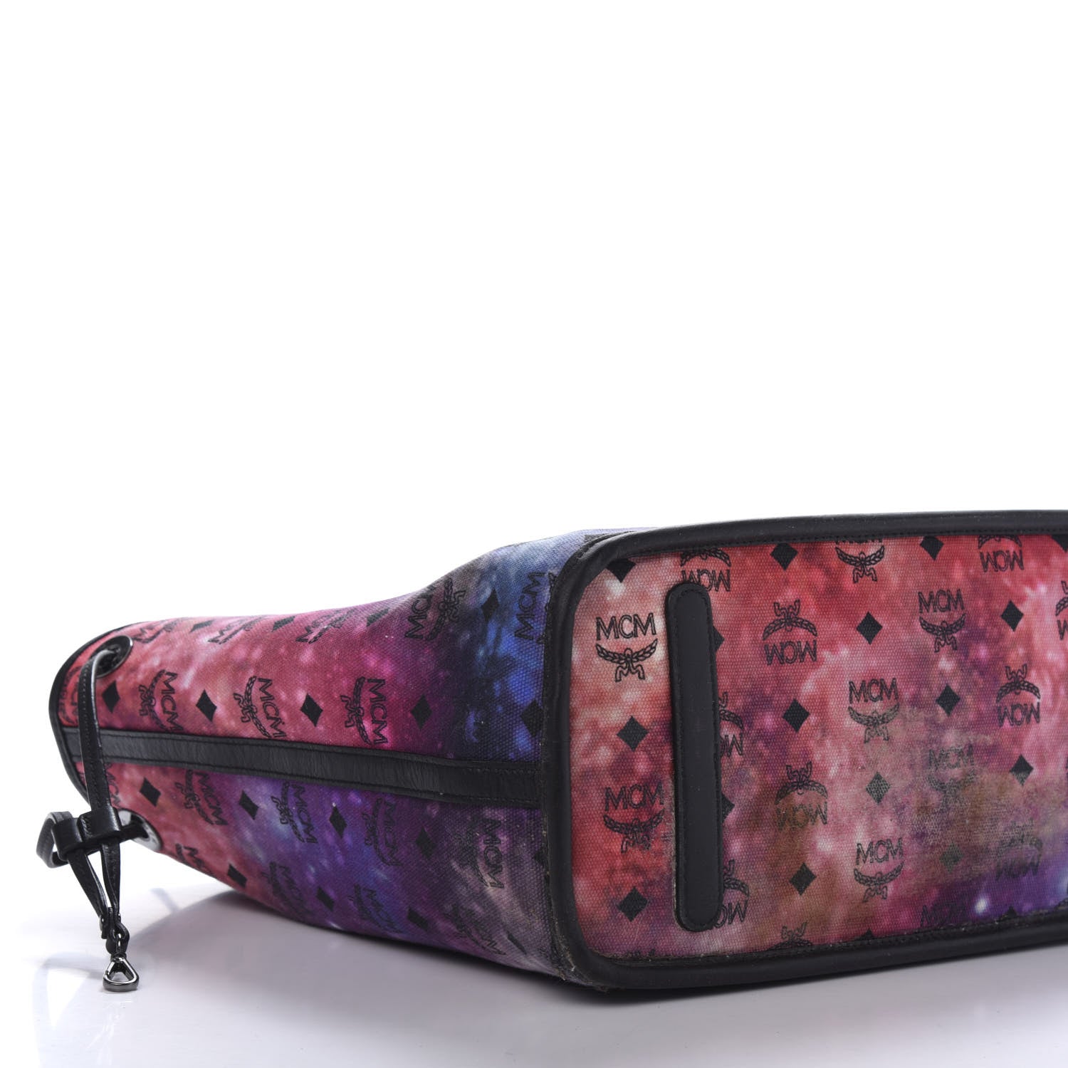 MCM Metallic Galaxy Visetos Medium Project Reversible Shopper Tote Black Multicolor 18 of 21