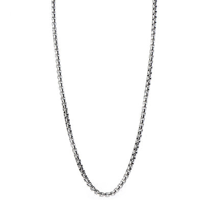 David Yurman Sterling Silver 5mm Box Chain Necklace 1 of 5