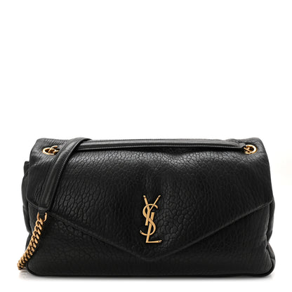 Saint Laurent Grained Lambskin Large Calypso Black 1 of 10