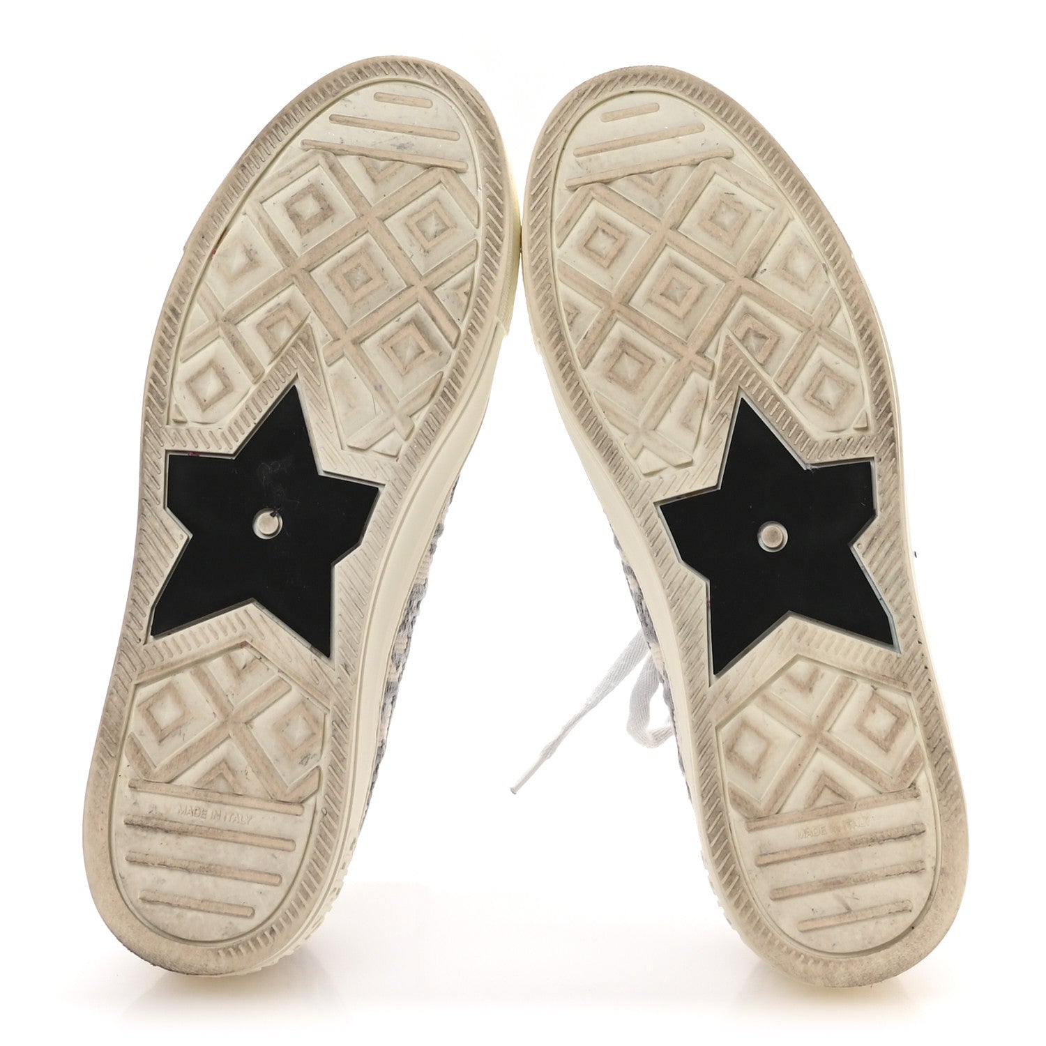 Christian Dior Canvas Oblique Walk'N'Dior Low Top Sneakers 37 Grey