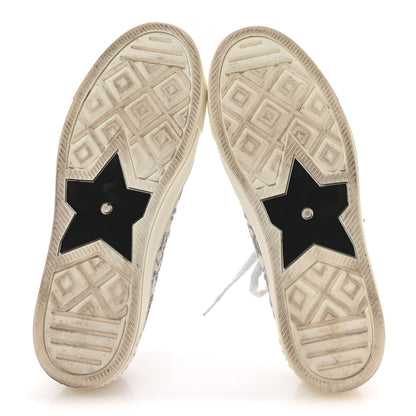 Christian Dior Canvas Oblique Walk'N'Dior Low Top Sneakers 37 Grey Stone 6 of 8