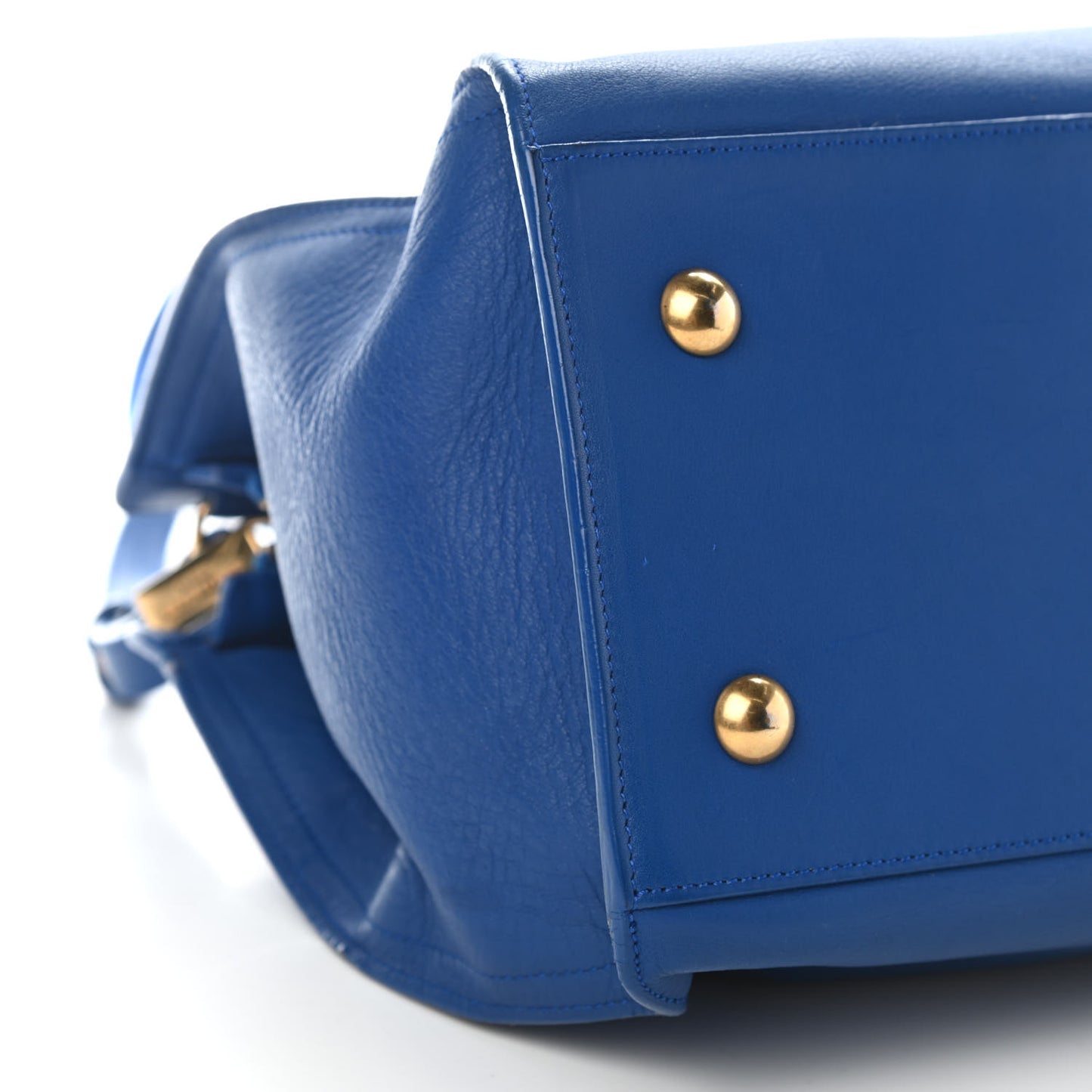 Calfskin Small Classic Y Cabas Royal Blue