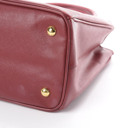 Prada Saffiano Lux Medium Tote Fuoco 6 of 8