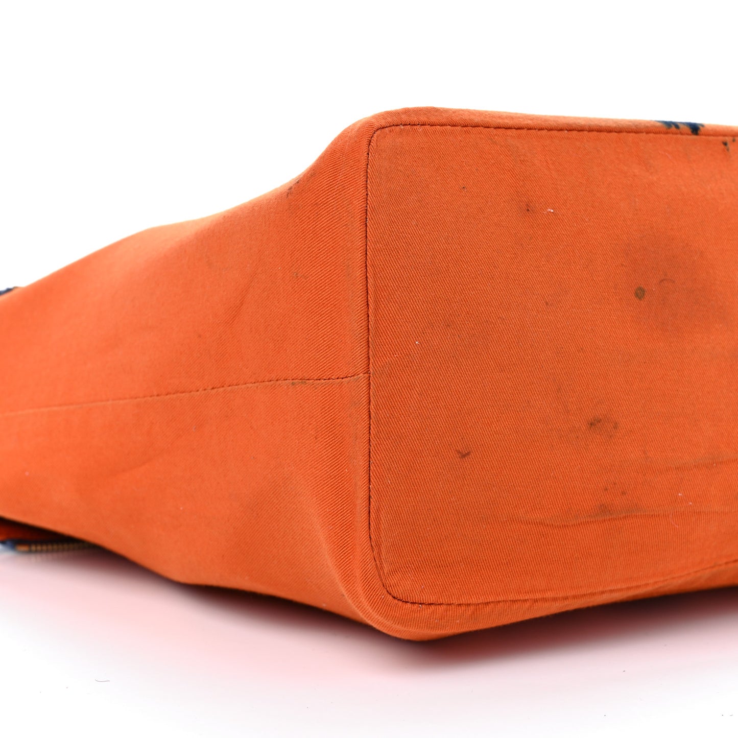 Visetos Medium Reversible Shopper Tote Cognac Blue