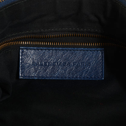 Balenciaga Agneau Classic Hardware Day Hobo Bleu Mineral 7 of 12