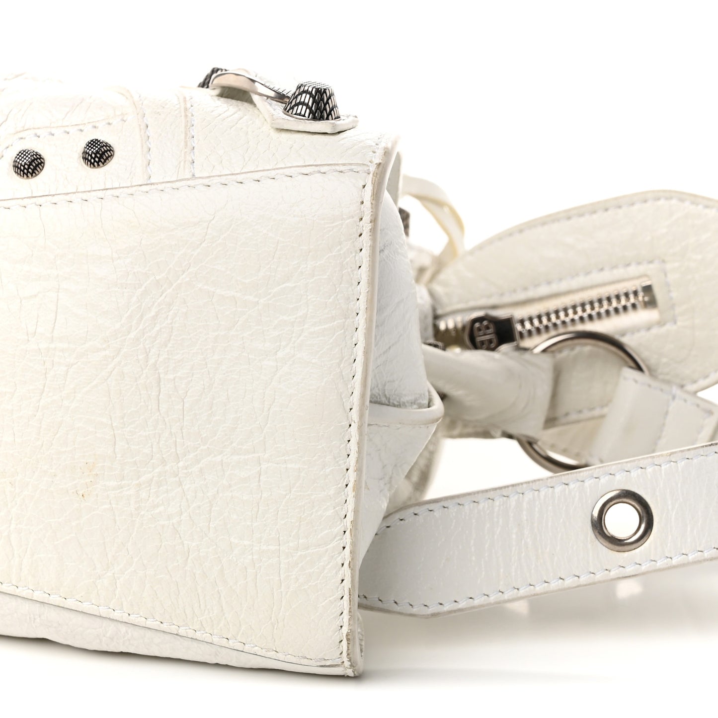 Agneau Arena Neo Cagole Handbag XS Optic White Optic White