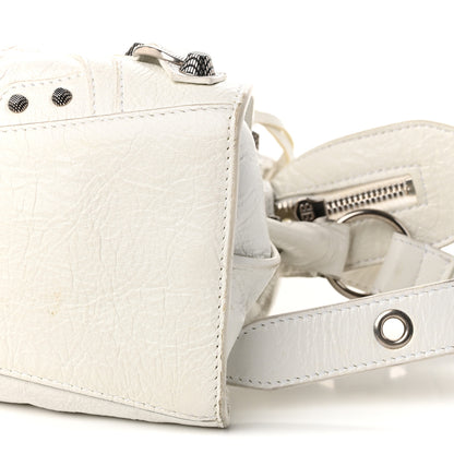 Balenciaga Agneau Arena Neo Cagole Handbag XS Optic White Optic White 11 of 12