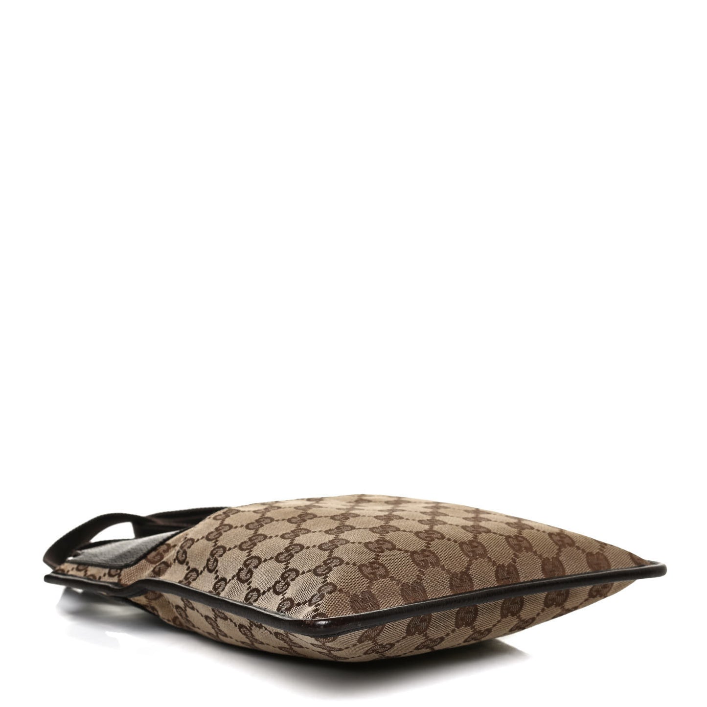 Monogram Messenger Crossbody Web Bag Dark Brown