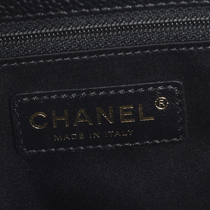 Chanel Caviar Quilted Petit Shopping Tote PST Black 6 of 8