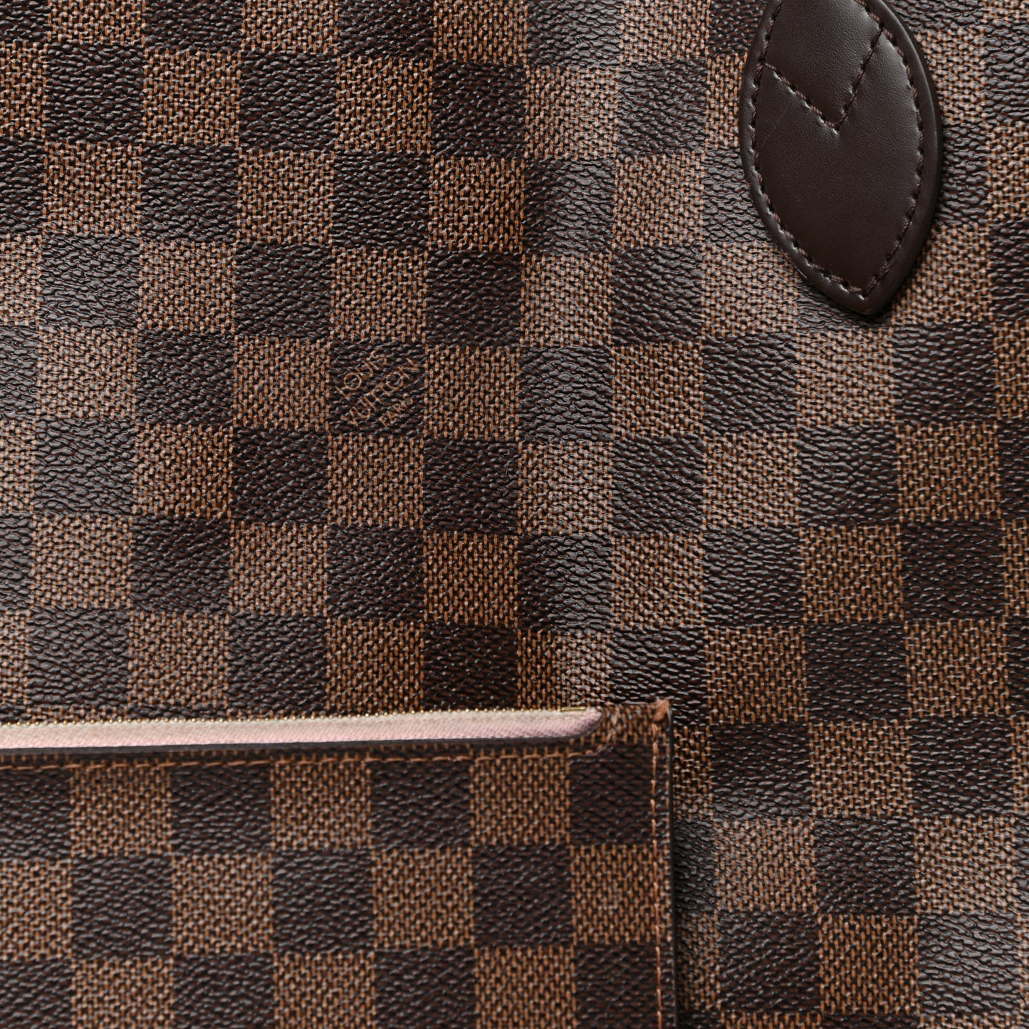 Damier Ebene Neo Neverfull MM Rose Ballerine