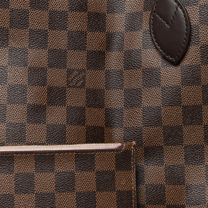 Louis Vuitton Damier Ebene Neo Neverfull MM Rose Ballerine 8 of 31