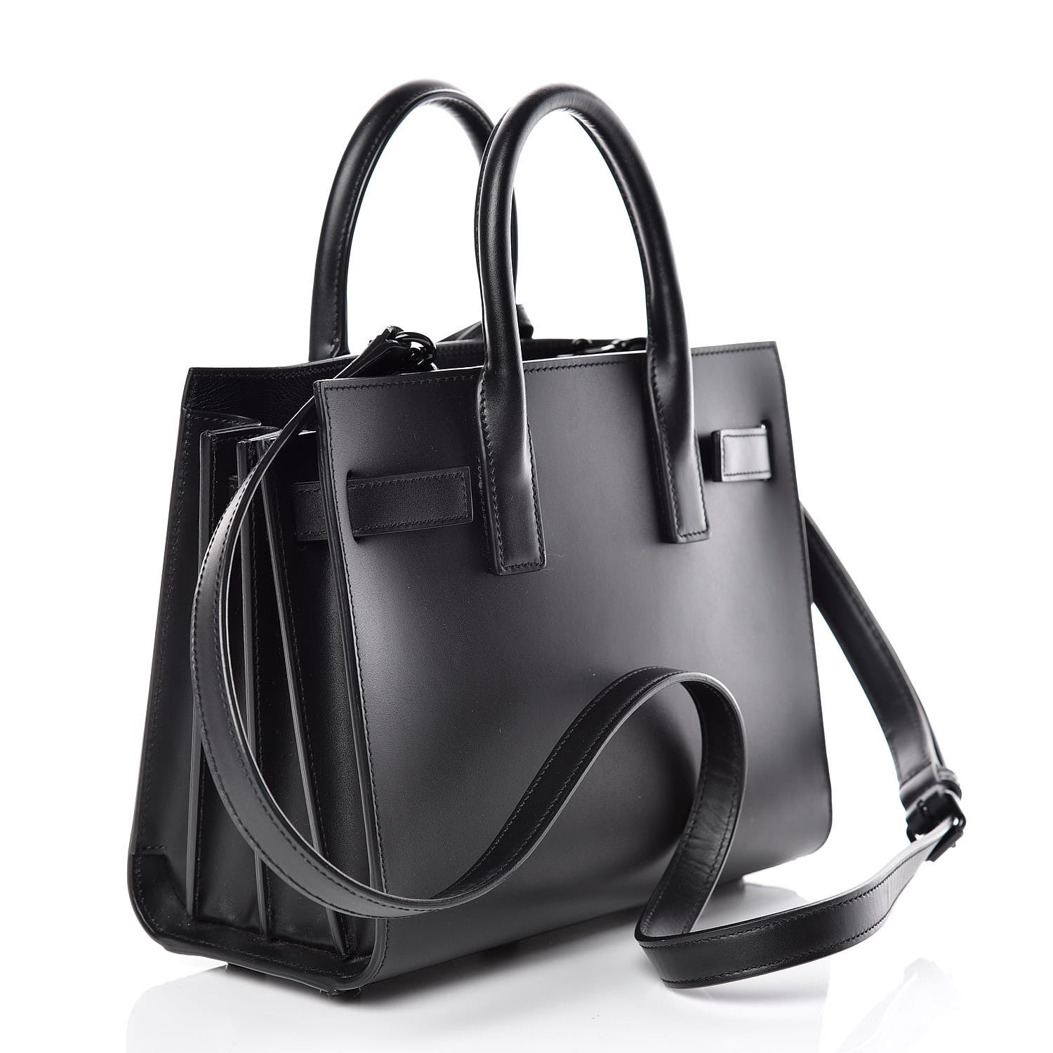 Saint Laurent Calfskin Nano Sac de Jour Black 4 of 11