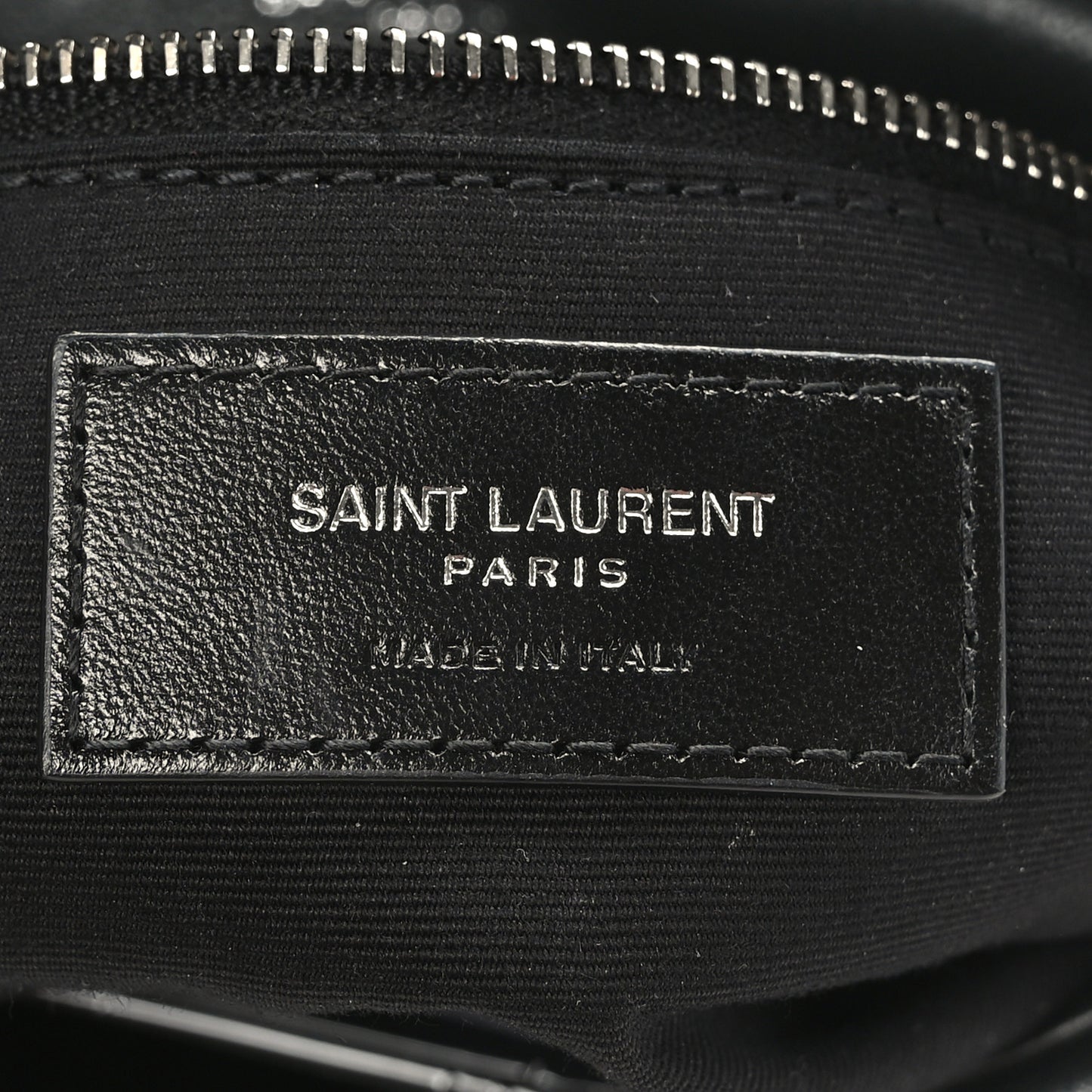 Lambskin Quilted Toy Loulou Puffer Monogram Chain Satchel Black
