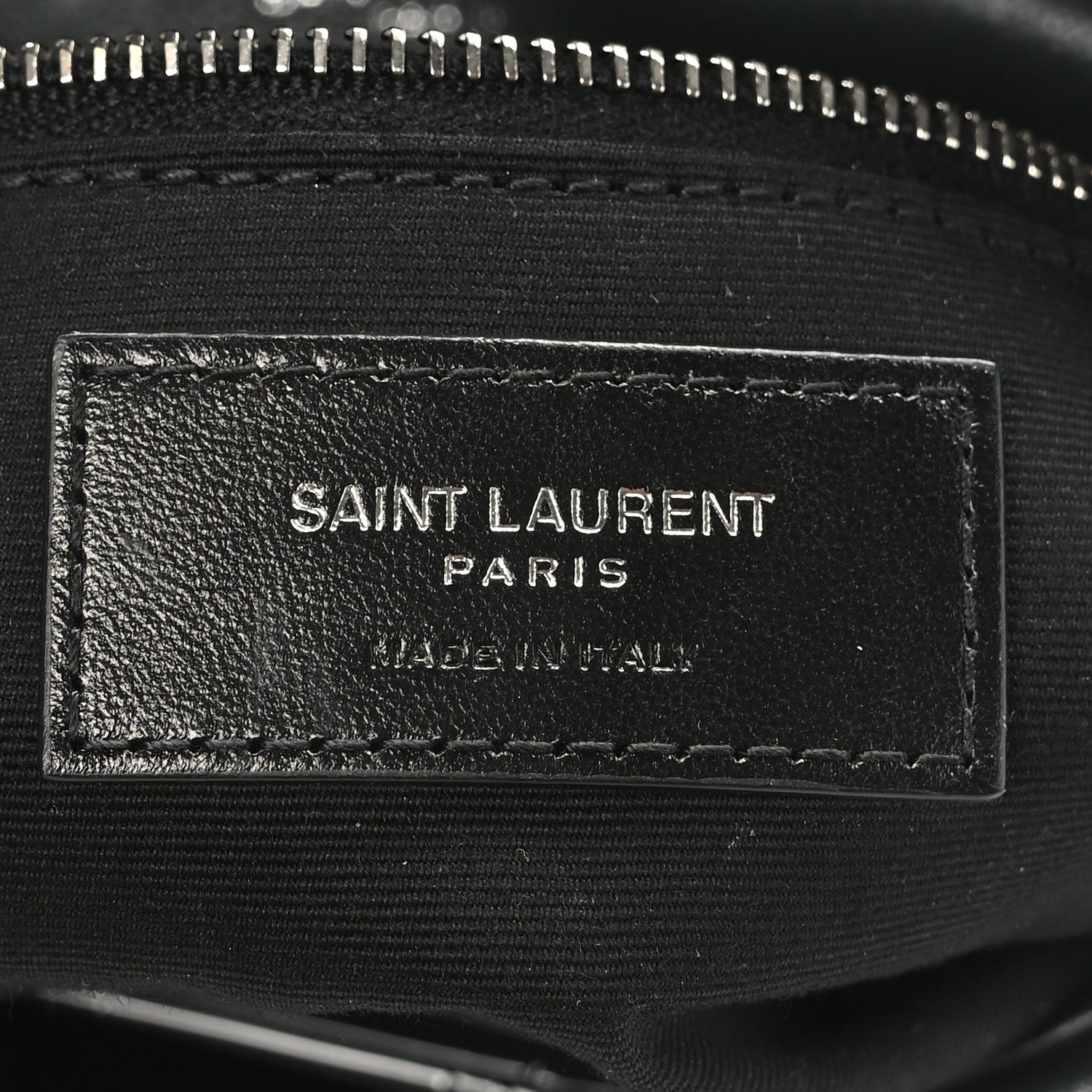 Saint Laurent Lambskin Quilted Toy Loulou Puffer Monogram Chain Satchel Black 6 of 9